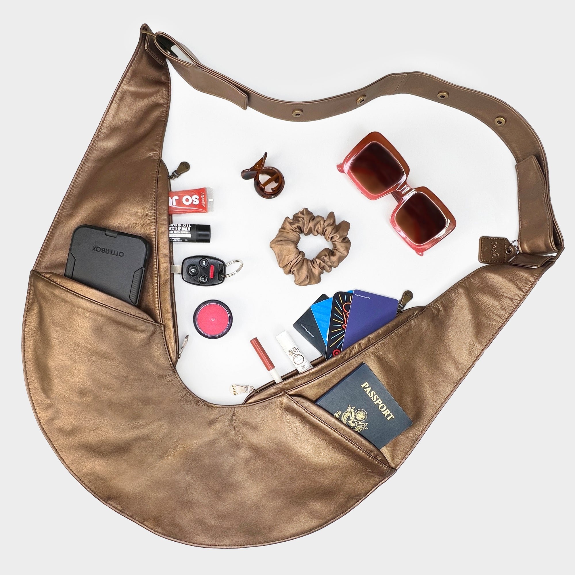 Bronze beach online bag