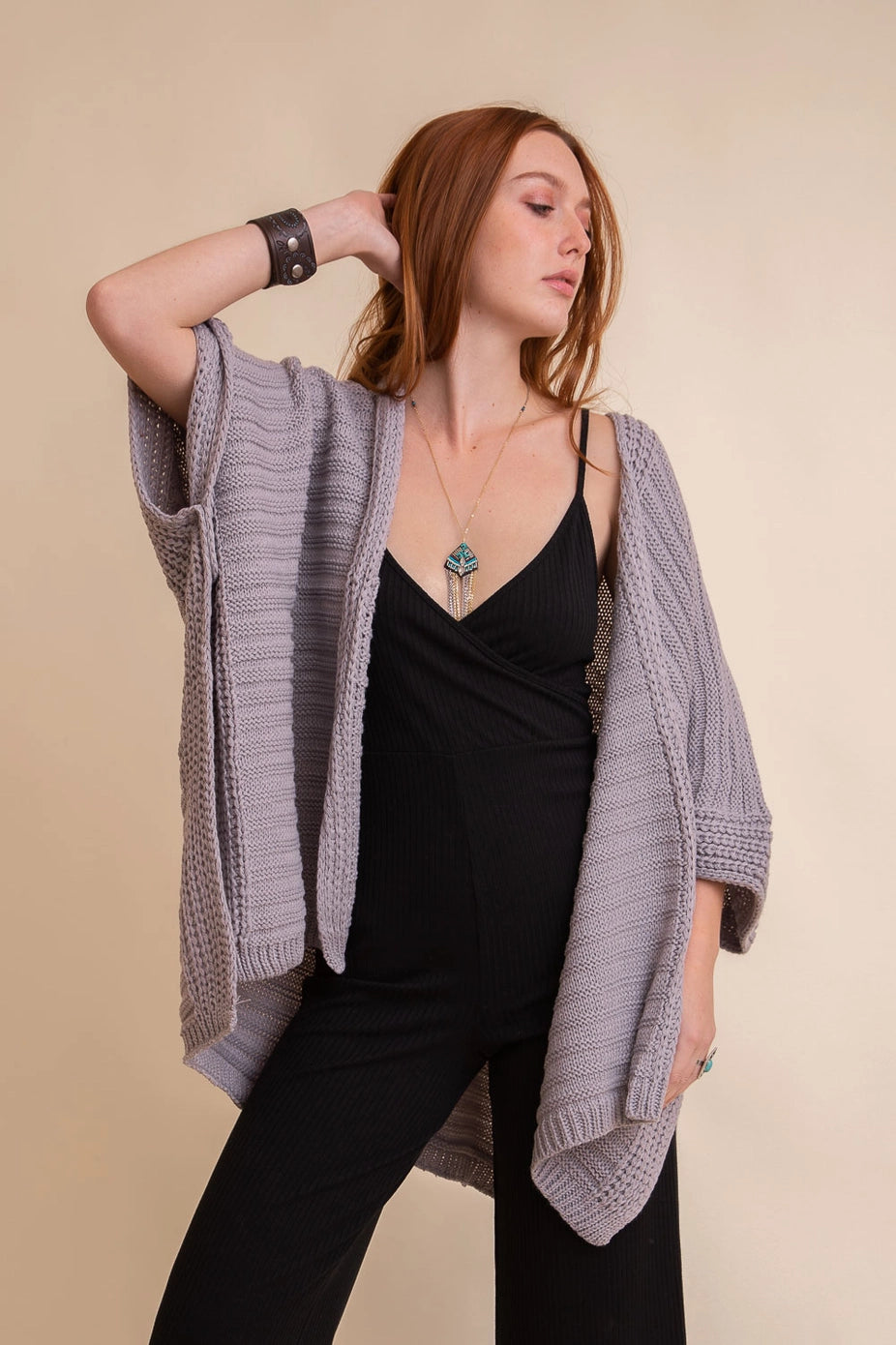 (LIVE) The Josie Rib Knit Ruana