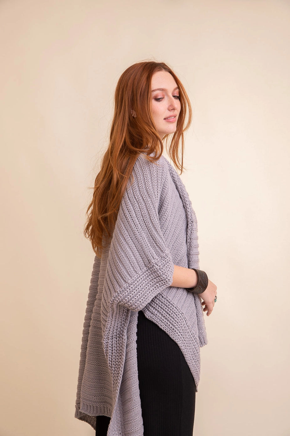 (LIVE) The Josie Rib Knit Ruana